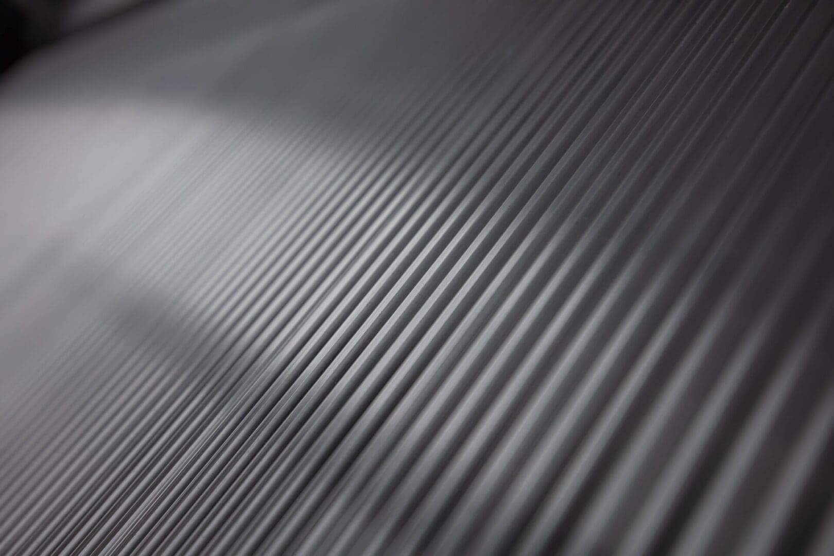 A close up of the lines on a rubber floor